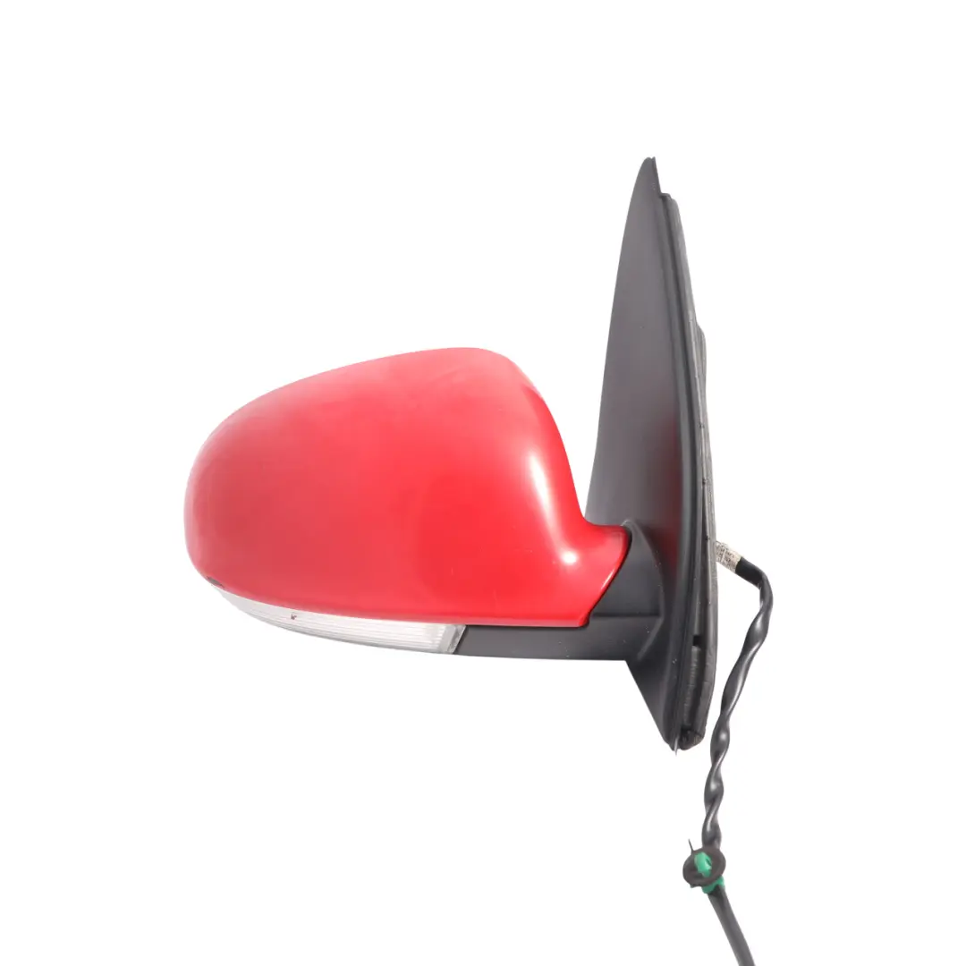 Volkswagen Golf 5 GTI Electric Wing Mirror Door Right O/S Tornado Red - LY3D - SKU RHD-1K2857508AE-TRE - Part number 1K2857508AE