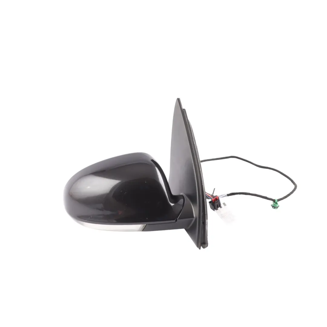 Volkswagen Golf Mk5 Wing Mirror Door Right O/S Black Magic Pearl - C9Z - SKU RHD-1K2857508BL-BLM - Part number 1K2857508BL