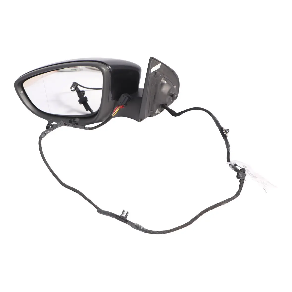 Volkswagen Scirocco Mk3 Front Door Wing Mirror Left N/S Deep Black - C9X