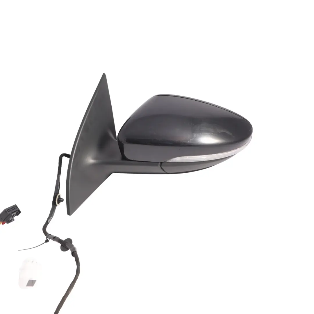 Mk3 Front Door Wing Mirror Left N/S Deep Black - C9X to Volkswagen Scirocco with Part number 1K8857507P Volkswagen Scirocco Mk3 Front Door Wing Mirror Left N/S Deep Black - C9X - SKU RHD-1K8857507P-DBL - Part number 1K8857507P