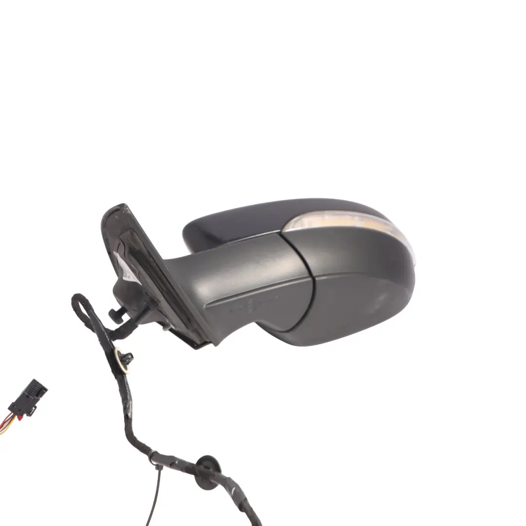 Mk3 Front Door Wing Mirror Left N/S Deep Black - C9X to Volkswagen Scirocco with Part number 1K8857507P Volkswagen Scirocco Mk3 Front Door Wing Mirror Left N/S Deep Black - C9X - SKU RHD-1K8857507P-DBL - Part number 1K8857507P