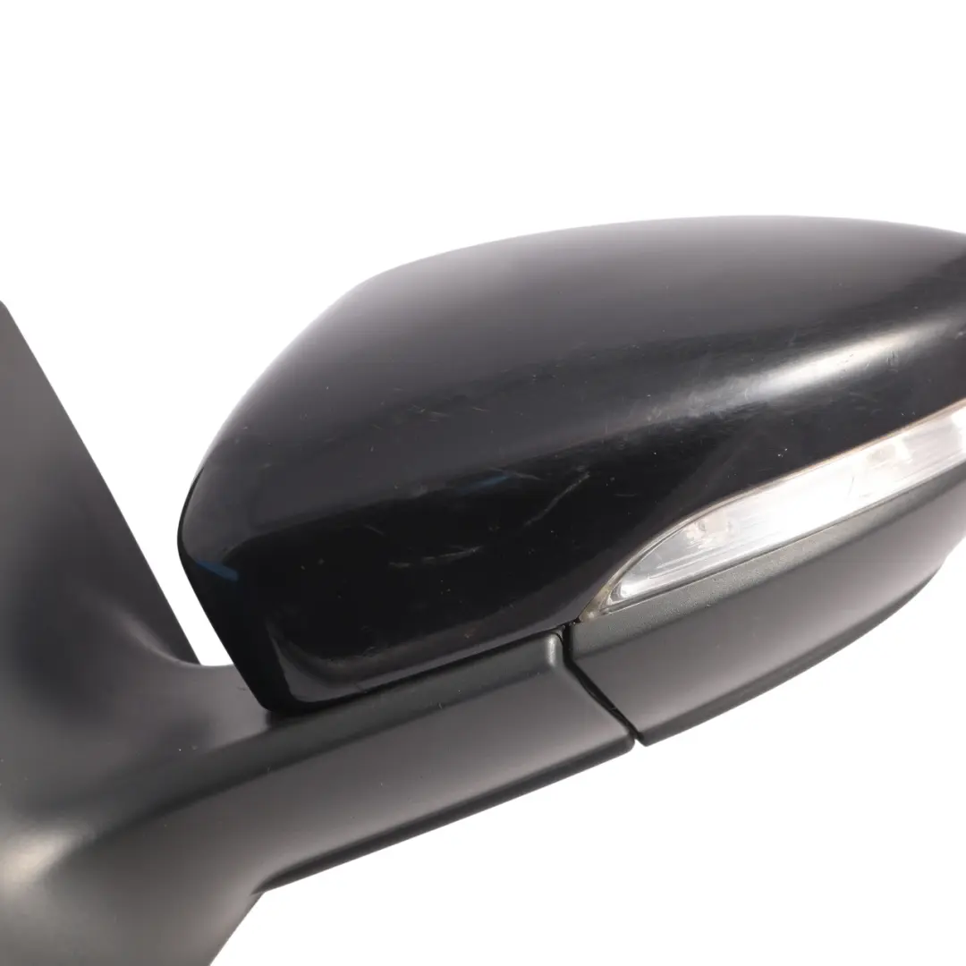 Mk3 Front Door Wing Mirror Left N/S Deep Black - C9X to Volkswagen Scirocco with Part number 1K8857507P Volkswagen Scirocco Mk3 Front Door Wing Mirror Left N/S Deep Black - C9X - SKU RHD-1K8857507P-DBL - Part number 1K8857507P