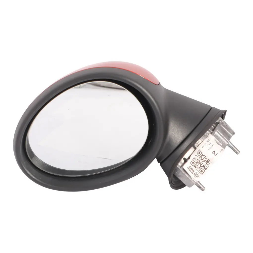 Mini R55 R56 Wing Mirror Heated Outside Left Door N/S 5 Pins Spice Orange - B23
