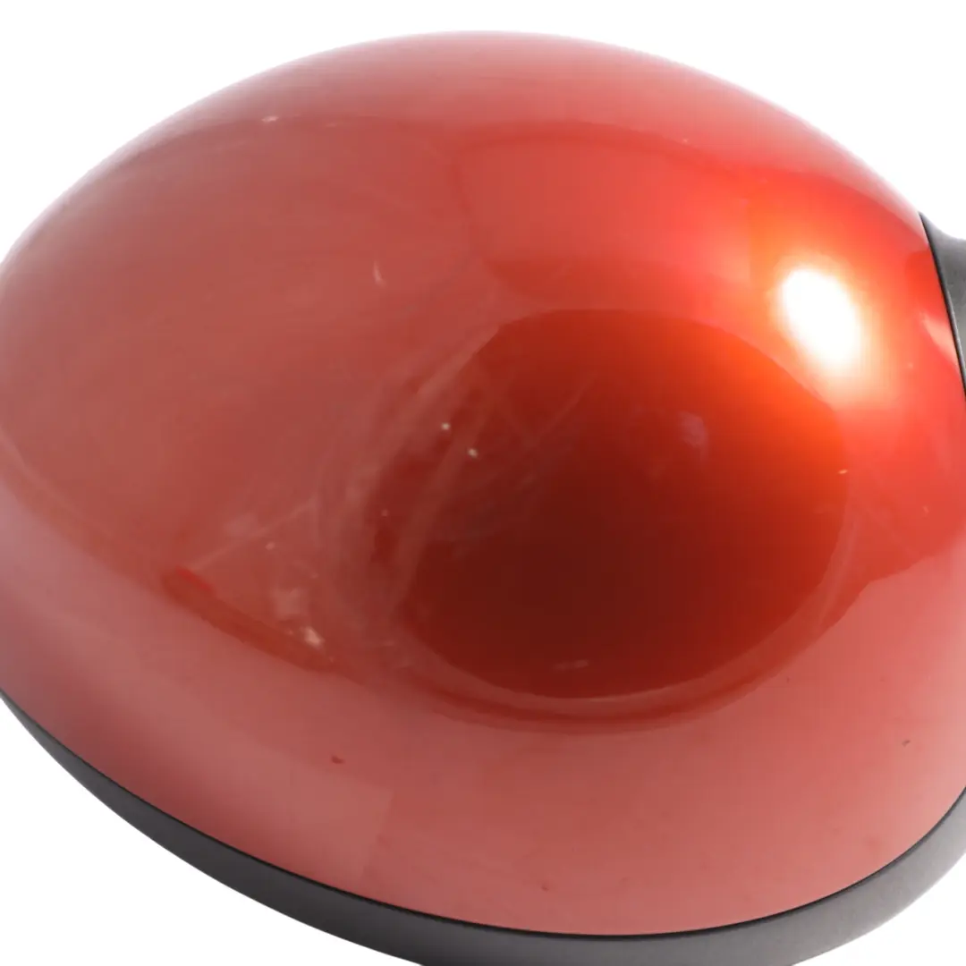 Mini R55 R56 Wing Mirror Heated Outside Left Door N/S 5 Pins Spice Orange - B23 - SKU RHD-2755637-SPICE - Part number 2755637