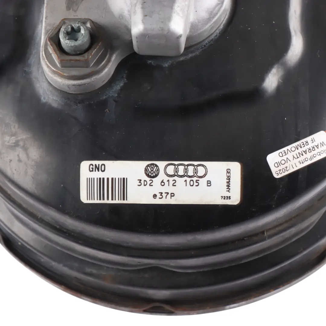 Volkswagen Phaeton 3D 5.0 V10 Brake Servo Cylinder Master Unit - SKU RHD-3D2612105B - Part number 3D2612105B