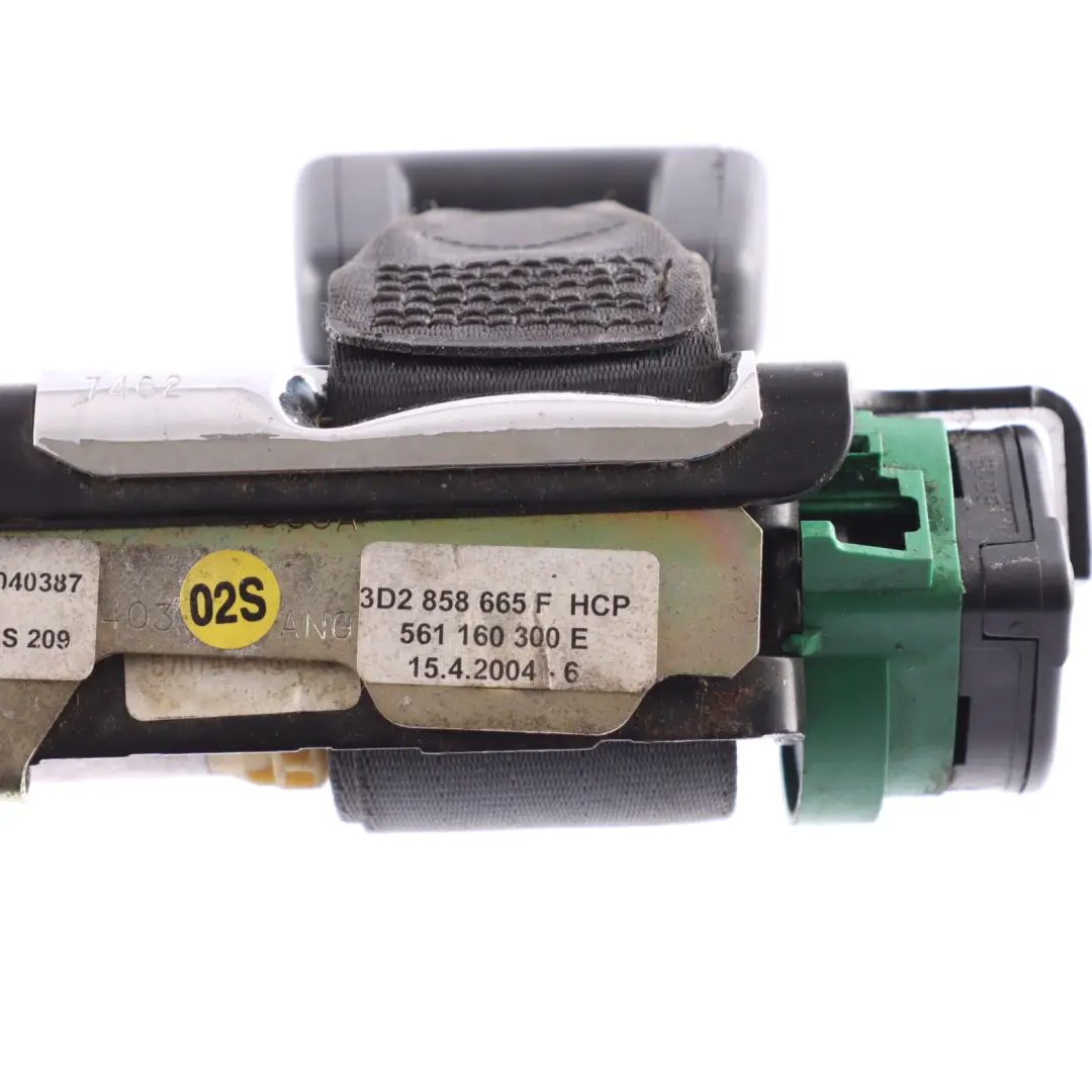 VW Volkswagen Phaeton 3D Seatbelt Seat Belt Front Left N/S - SKU RHD-3D2858665F - Part number 3D2858665F