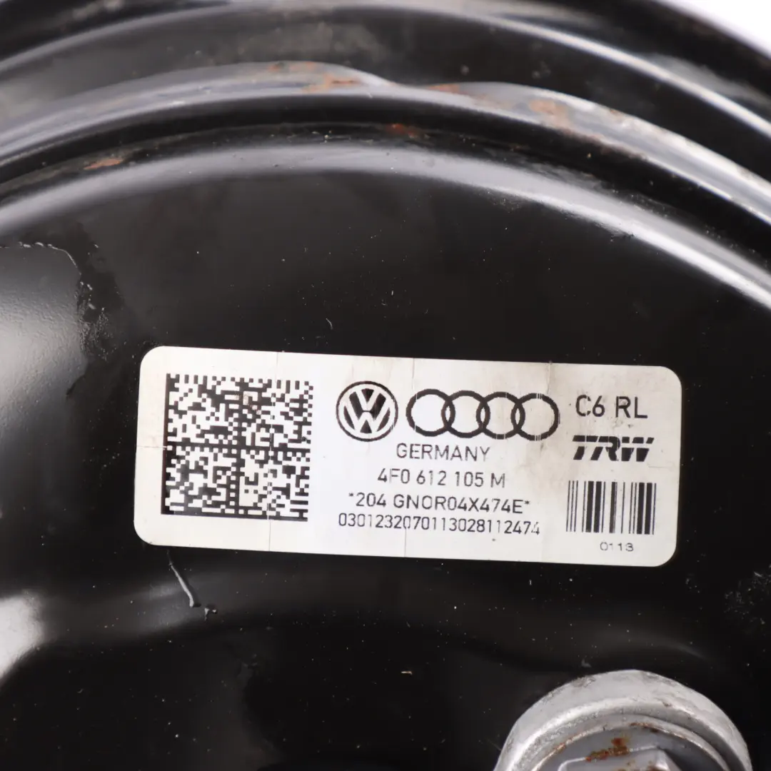 Audi A6 C6 Brake Servo Booster Master Cylinder Unit - SKU RHD-4F0612105M - Part number 4F0612105M