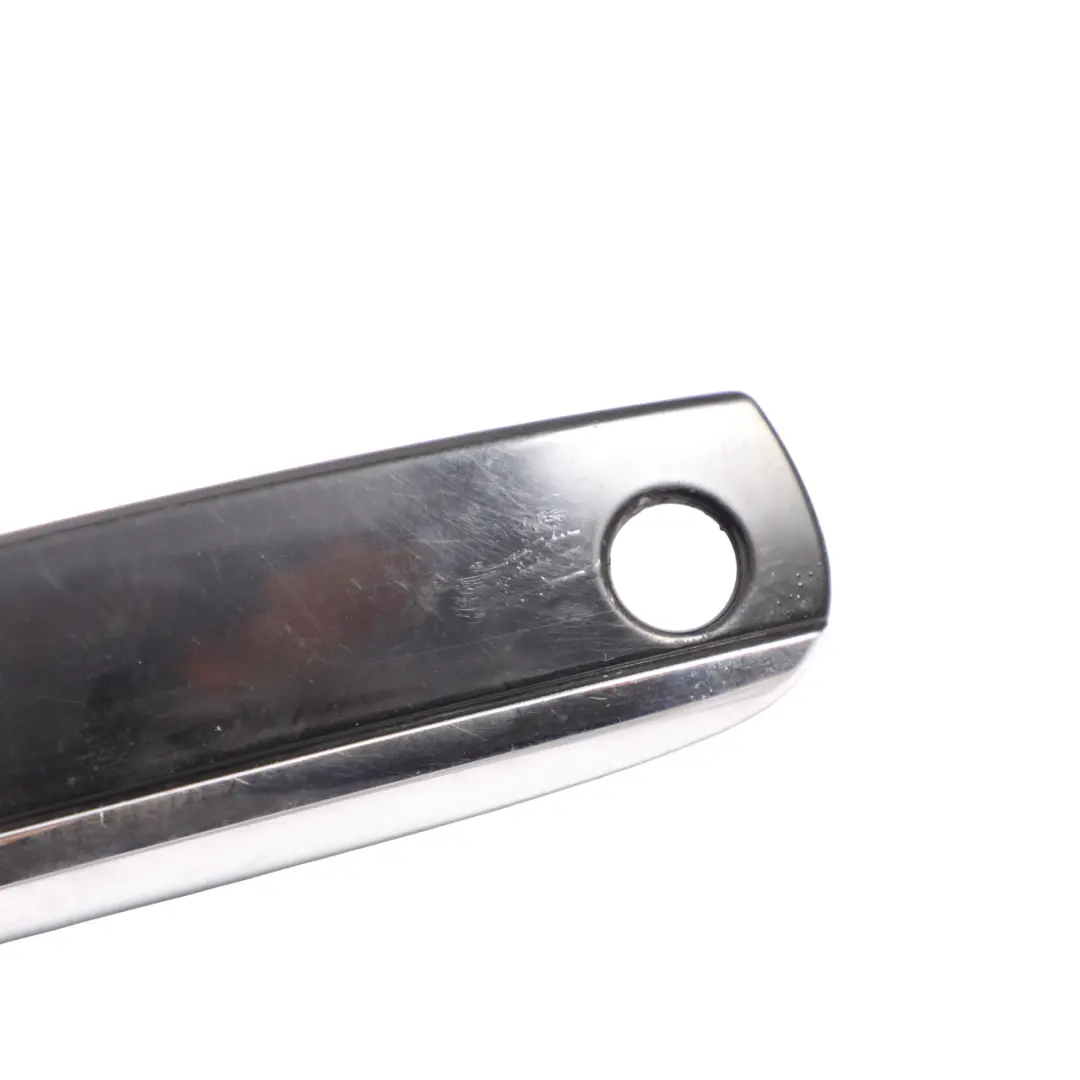 Audi A6 C6 Front Handle Cover Right O/S Chrome Brilliant Black Y9B - SKU RHD-4F2837240B-BBL - Part number 4F2837240B