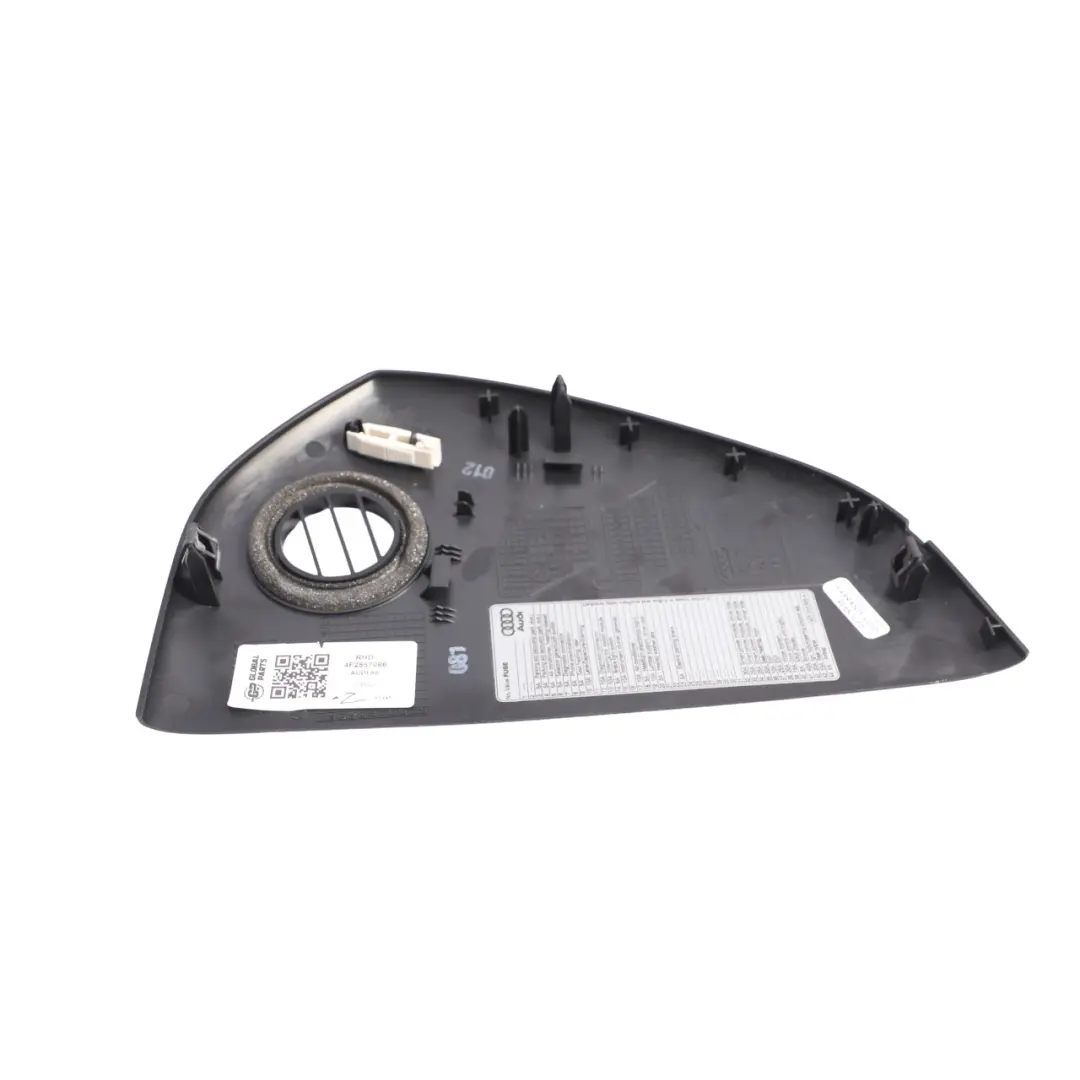 Dashboard Edge End Trim Cover Panel Black Right O/S to Audi A6 C6 with Part number 4F2857086 Audi A6 C6 Dashboard Edge End Trim Cover Panel Black Right O/S - SKU RHD-4F2857086 - Part number 4F2857086