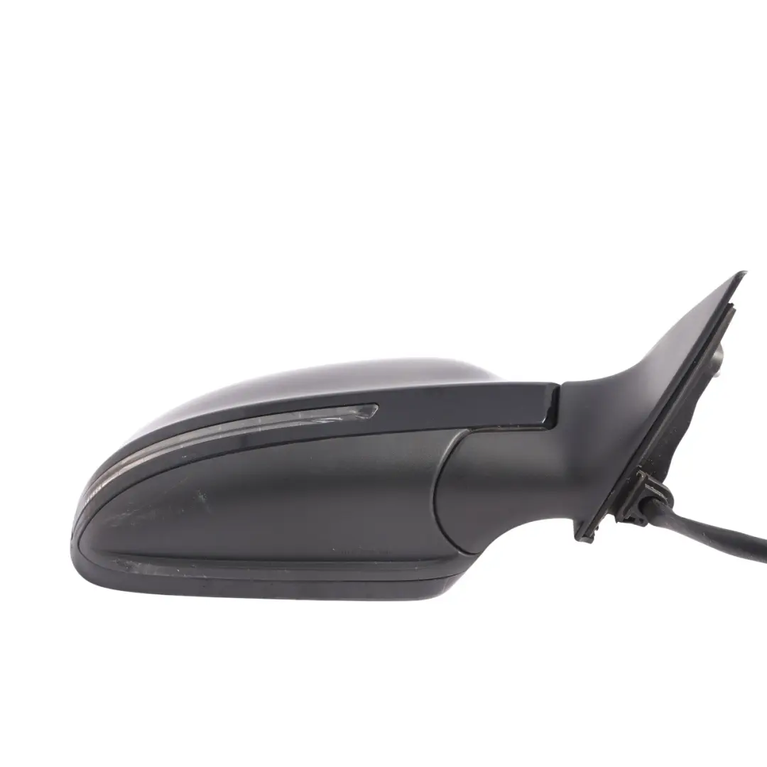 Audi A6 C6 Wing Side View Mirror Front Right O/S Brilliant Black Metallic - Y9B - SKU RHD-4F2857410AG-BBL - Part number 4F2857410AG