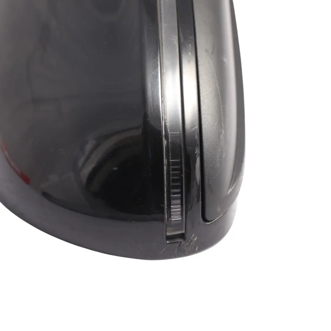 Audi A6 C6 Wing Side View Mirror Front Right O/S Brilliant Black Metallic - Y9B - SKU RHD-4F2857410AG-BBL - Part number 4F2857410AG