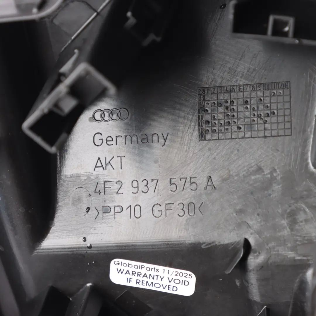 Control Unit Box Right O/S Cover Shield Trim Panel 4F2937575A to Audi A6 C6 Engine with Part number 4F2937571 Audi A6 C6 Engine Control Unit Box Right O/S Cover Shield Trim Panel 4F2937575A - SKU RHD-4F2937571 - Part number 4F2937571