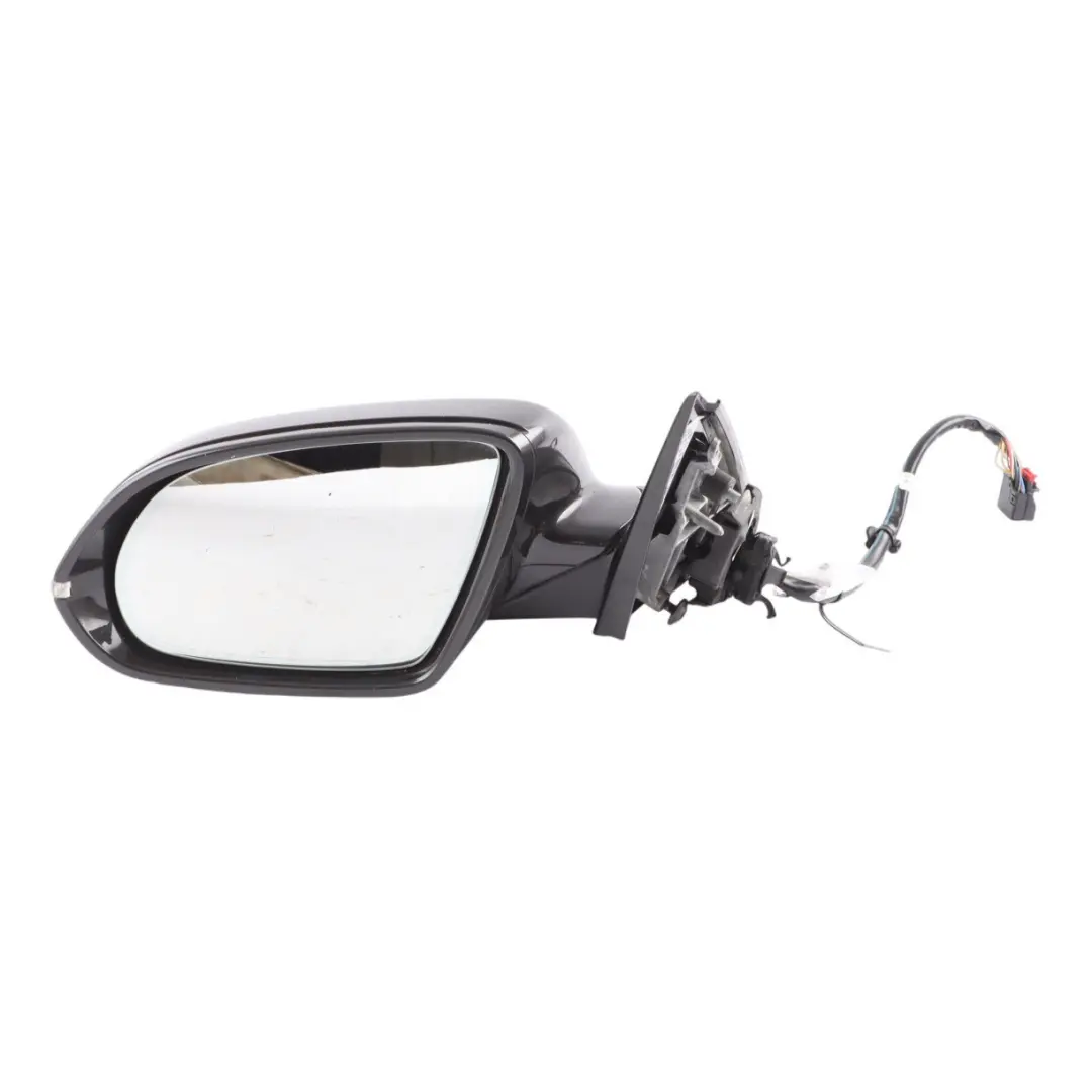 Audi A8 D4 Front Electric Wing Mirror Door Left N/S Oolong Grey - X7U - SKU RHD-4H2857409H-OGR - Part number 4H2857409H