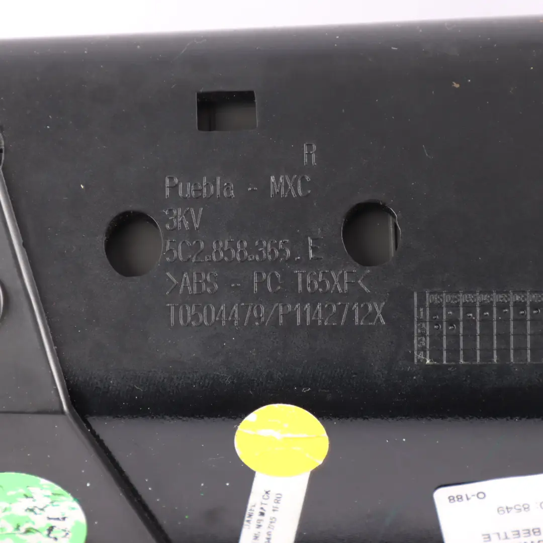 Dashboard Dash Storage Compartment Trim 5C2858365E to Volkswagen VW New Beetle with Part number 5C2858365G Volkswagen VW New Beetle Dashboard Dash Storage Compartment Trim 5C2858365E - SKU RHD-5C2858365G - Part number 5C2858365G