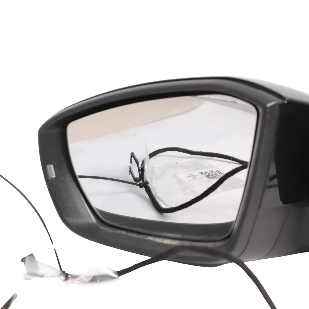 Skoda Octavia III 5E Door Wing Mirror Electric Left N/S Black Magic Pearl - F9R - SKU RHD-5E2857507N-BMA - Part number 5E2857507N