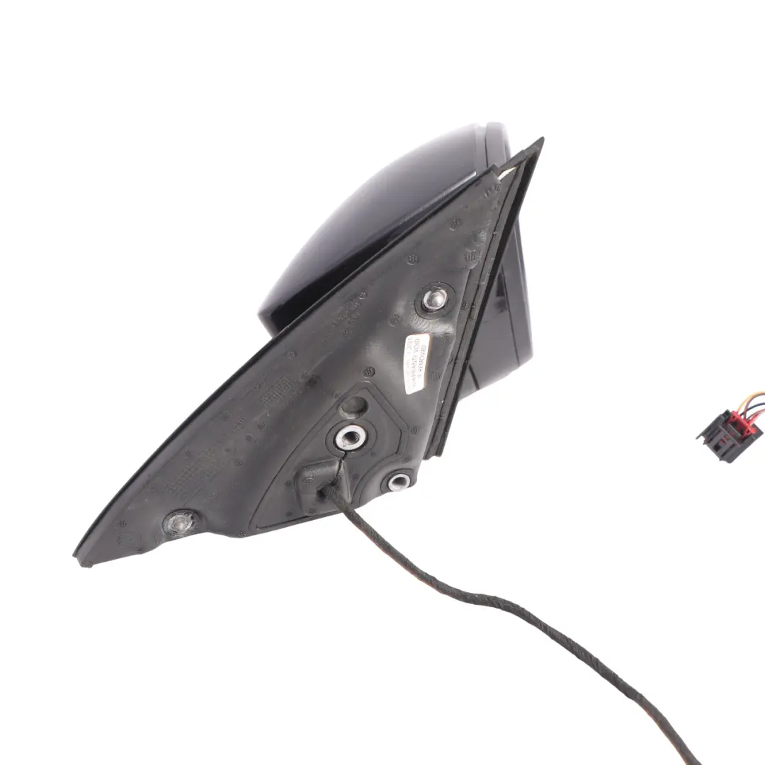 Skoda Octavia III 5E Door Wing Mirror Electric Right O/S Black Magic Pearl - F9R - SKU RHD-5E2857508N-BMA - Part number 5E2857508N