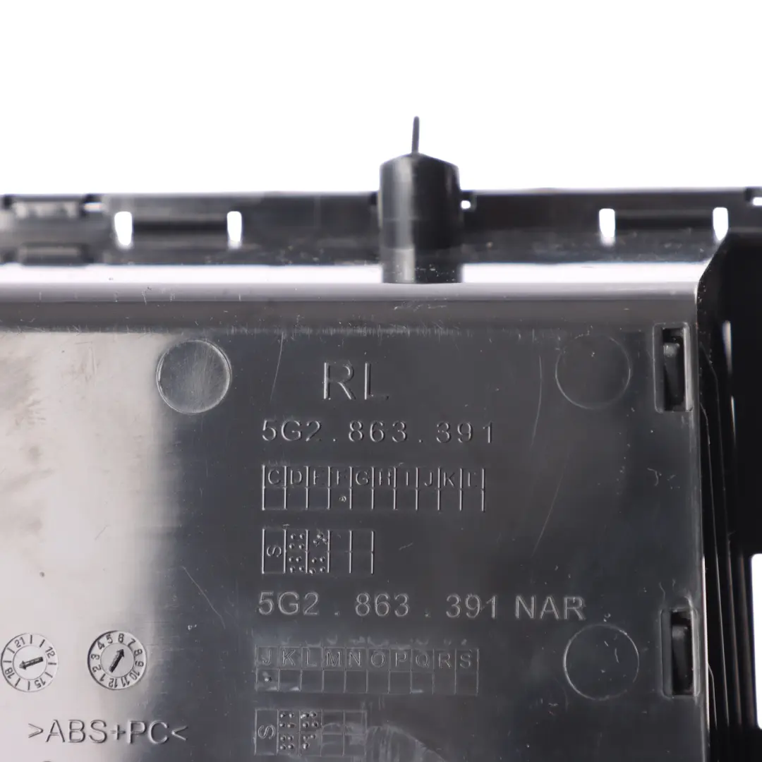 Volkswagen VW Golf Mk7 Centre Console Storage Tray Compartment - SKU RHD-5G2863391F-5 - Part number 5G2863391F