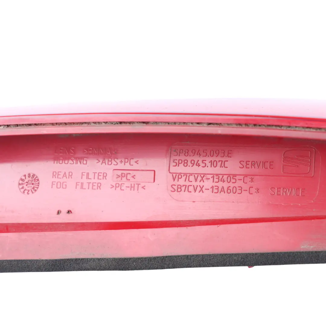 Seat Altea XL Boot Lid Tailgate Lamp Rear Right O/S Inner Light Lamp - SKU RHD-5P8945107C - Part number 5P8945107C