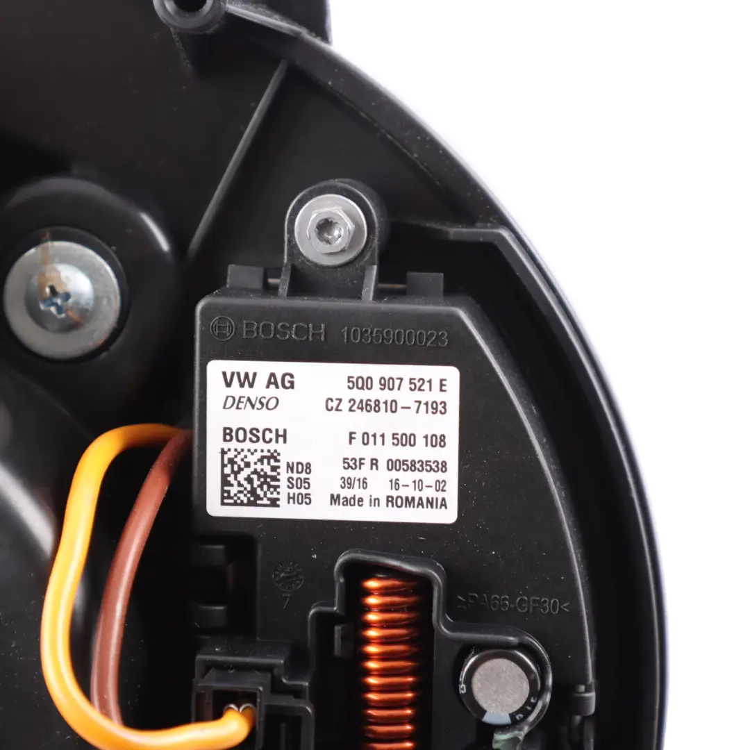 Heater Blower Motor Fan Unit 5Q0907521E to Skoda Octavia 5E VW Golf Mk7 with Part number 5Q2819021B Skoda Octavia 5E VW Golf Mk7 Heater Blower Motor Fan Unit 5Q0907521E - SKU RHD-5Q2819021B-2 - Part number 5Q2819021B