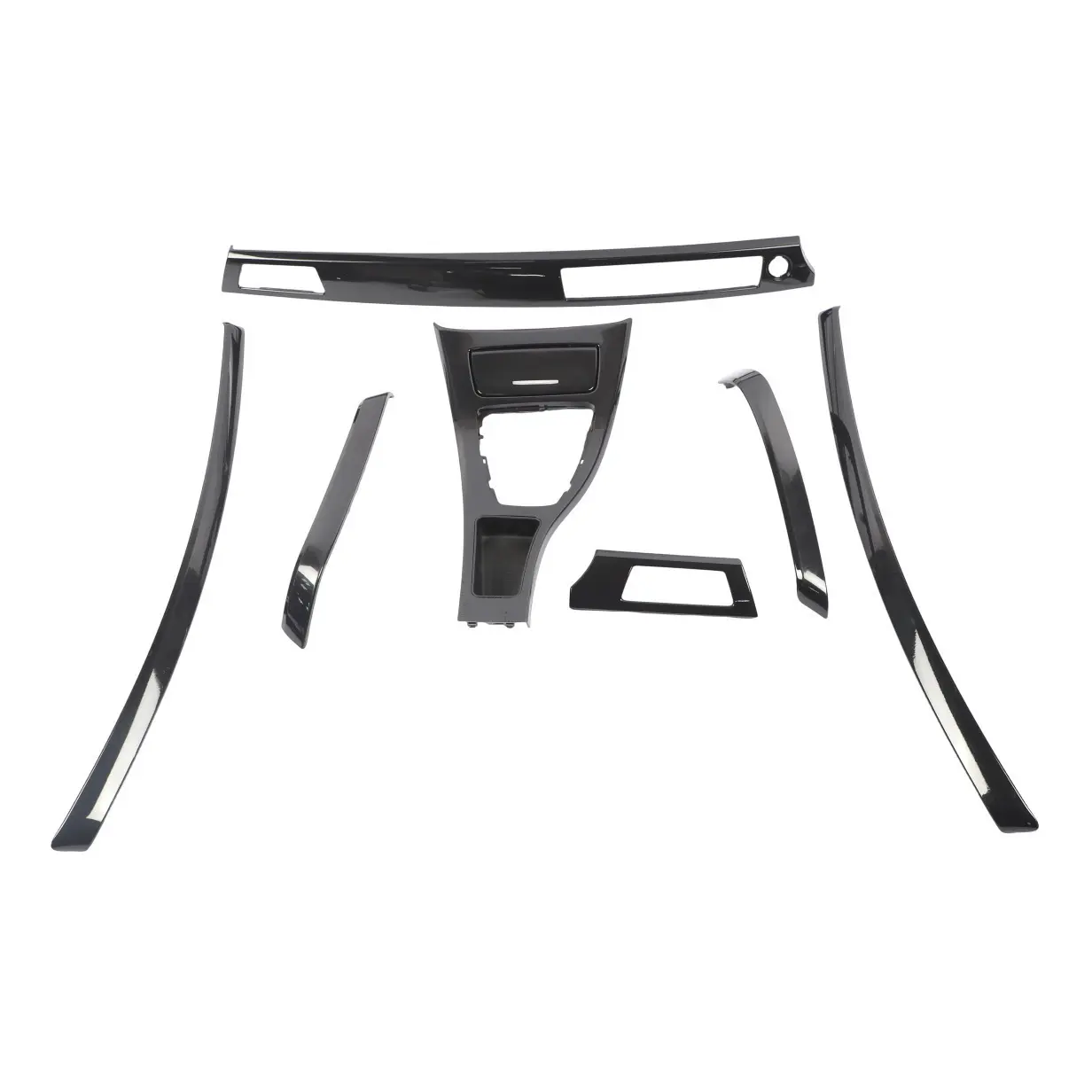 BMW E90 E91 Complete Interior Trim Set Dashboard Diamantschwarz Diamond Black