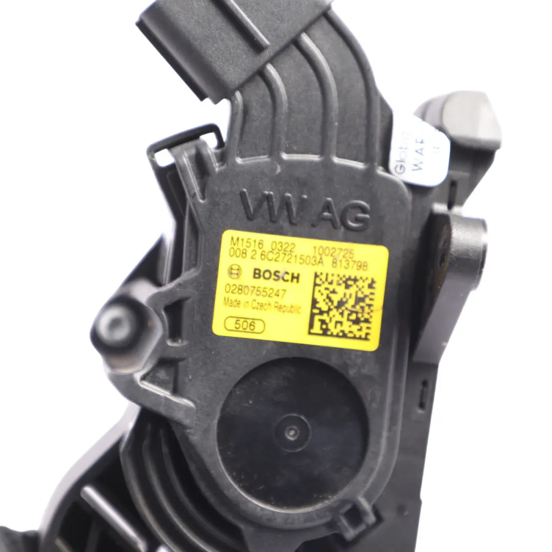 Volkswagen Polo GTI Mk5 6R Throttle Pedal Accelerator Gas Assembly - SKU RHD-6C2721503A - Part number 6C2721503A