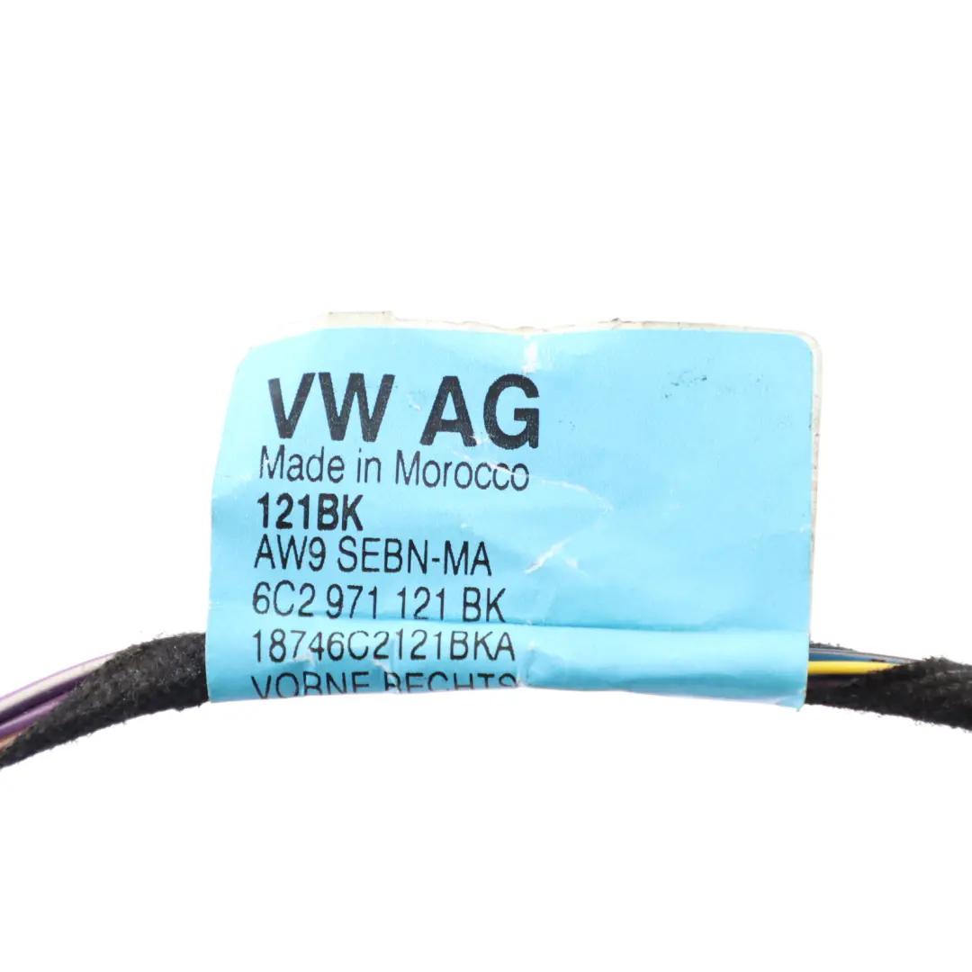 5Dr Door Wiring Harness Cable Front Right O/S to Volkswagen Polo 6R with Part number 6C2971121BK Volkswagen Polo 6R 5Dr Door Wiring Harness Cable Front Right O/S - SKU RHD-6C2971121BK - Part number 6C2971121BK