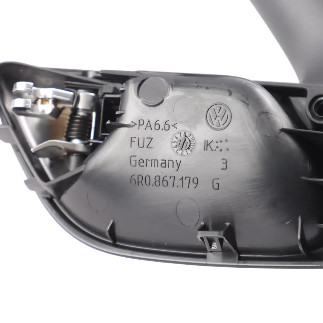 Mk5 6R Door Card Interior Handle Grab Front Left N/S to Volkswagen Polo with Part number 6R0867179G Volkswagen Polo Mk5 6R Door Card Interior Handle Grab Front Left N/S - SKU 6R0867179G - Part number 6R0867179G