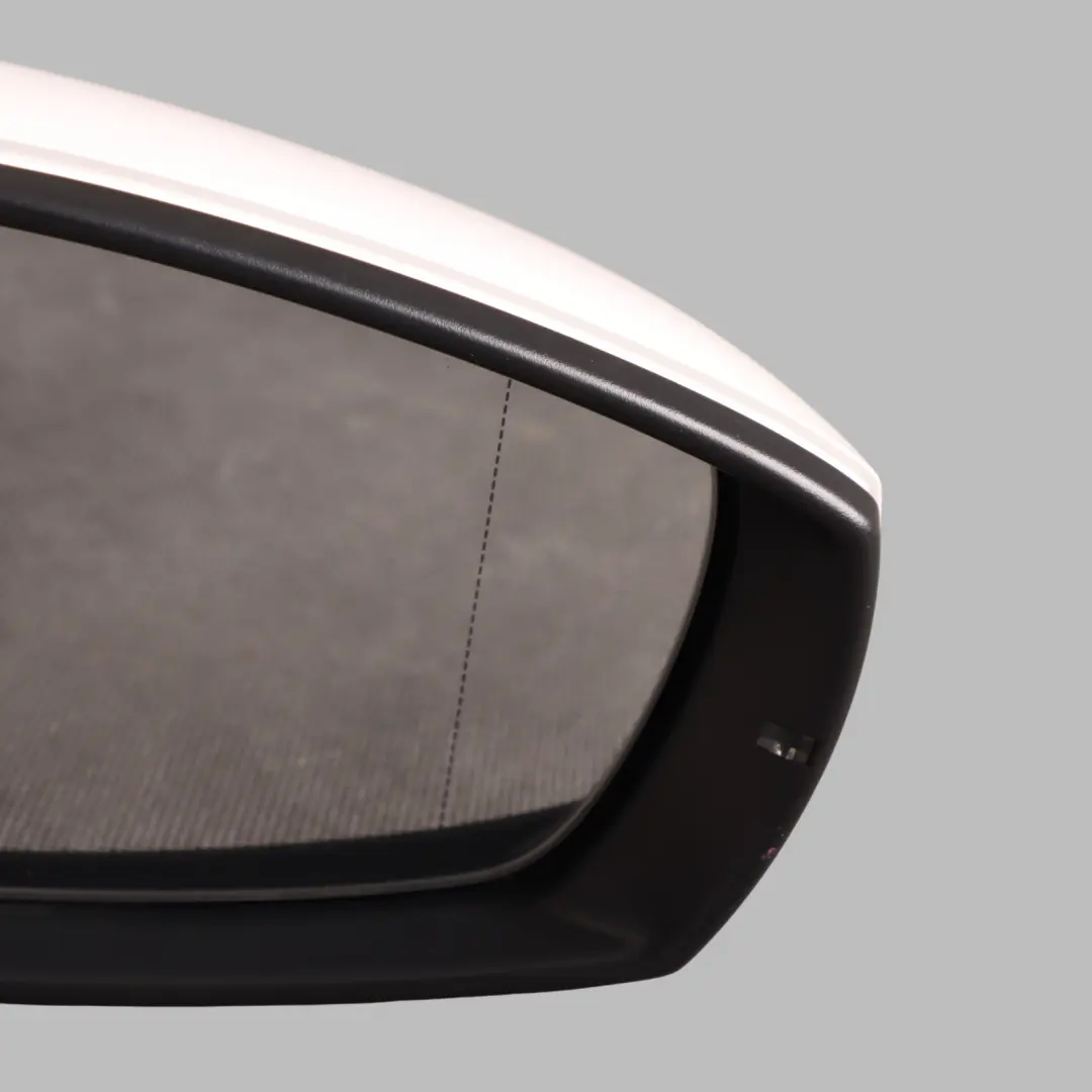 Volkswagen Polo 6R Wing Mirror Electric Outside Right O/S Candy White - B9A/F9E - SKU RHD-6R2857508R-CAN - Part number 6R2857508R