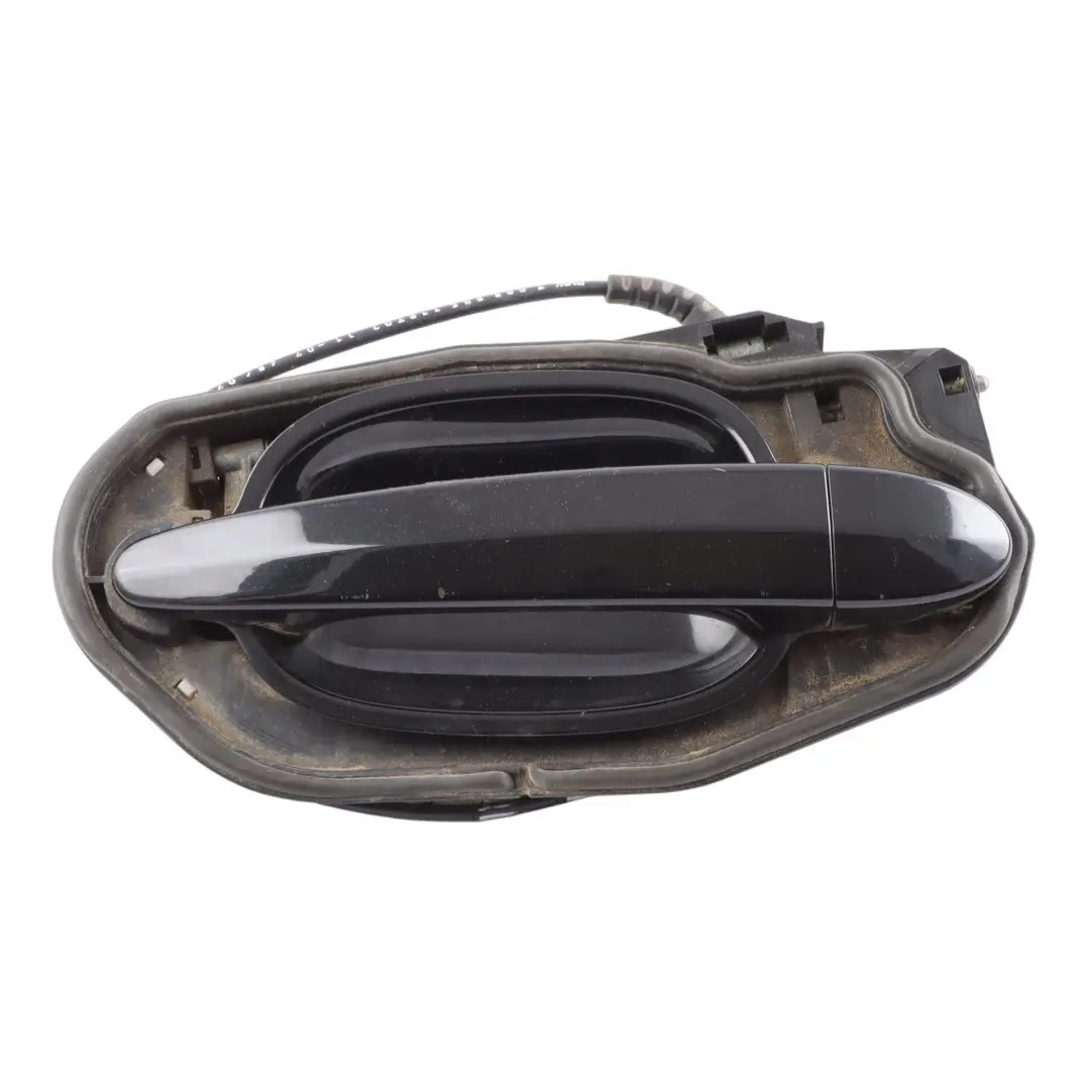 BMW E63 E64 Grab Handle Door Left N/S Black Sapphire Metallic 475