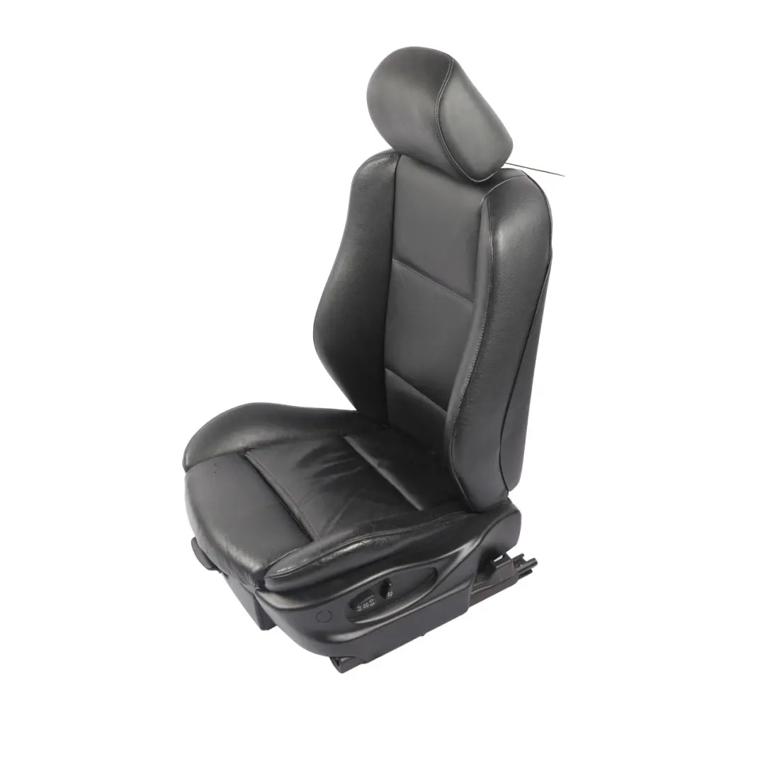 Front Seat Sport Left N/S Black Leather Passenger Side Memory Heated to BMW X5 E53 with Part number 7077573 BMW X5 E53 Front Seat Sport Left N/S Black Leather Passenger Side Memory Heated - SKU RHD-7077573-2 - Part number 7077573
