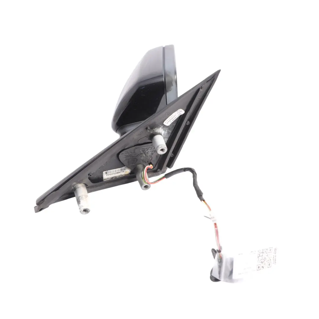 BMW E60 E61 LCI Wing Mirror Door Right O/S Outside Black Sapphire 475 - SKU RHD-7189574-BS - Part number 7189574