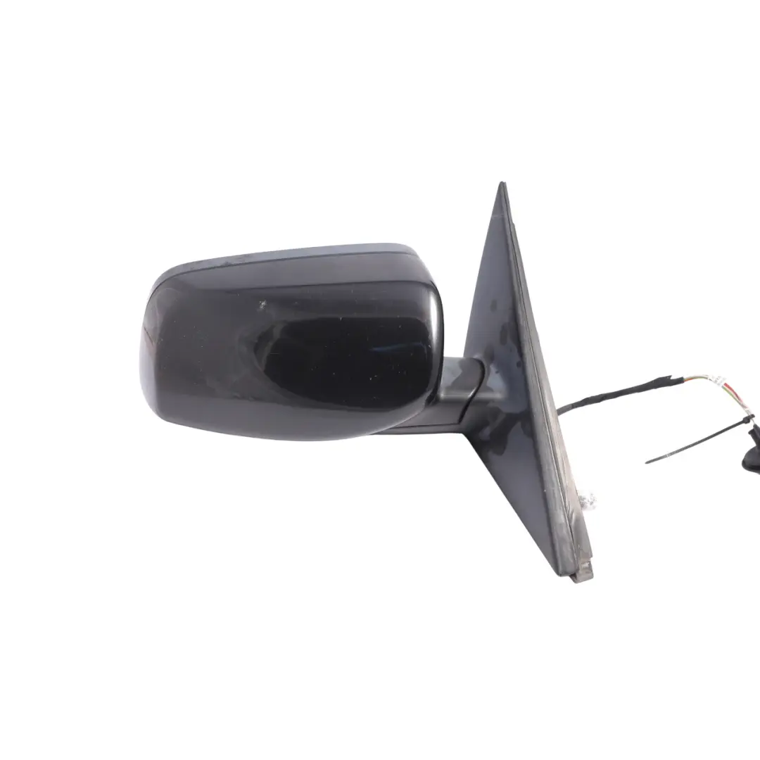 Wing Mirror Door Right O/S Outside Black Sapphire 475 to BMW E60 E61 LCI with Part number 7189574 BMW E60 E61 LCI Wing Mirror Door Right O/S Outside Black Sapphire 475 - SKU RHD-7189574-BS - Part number 7189574