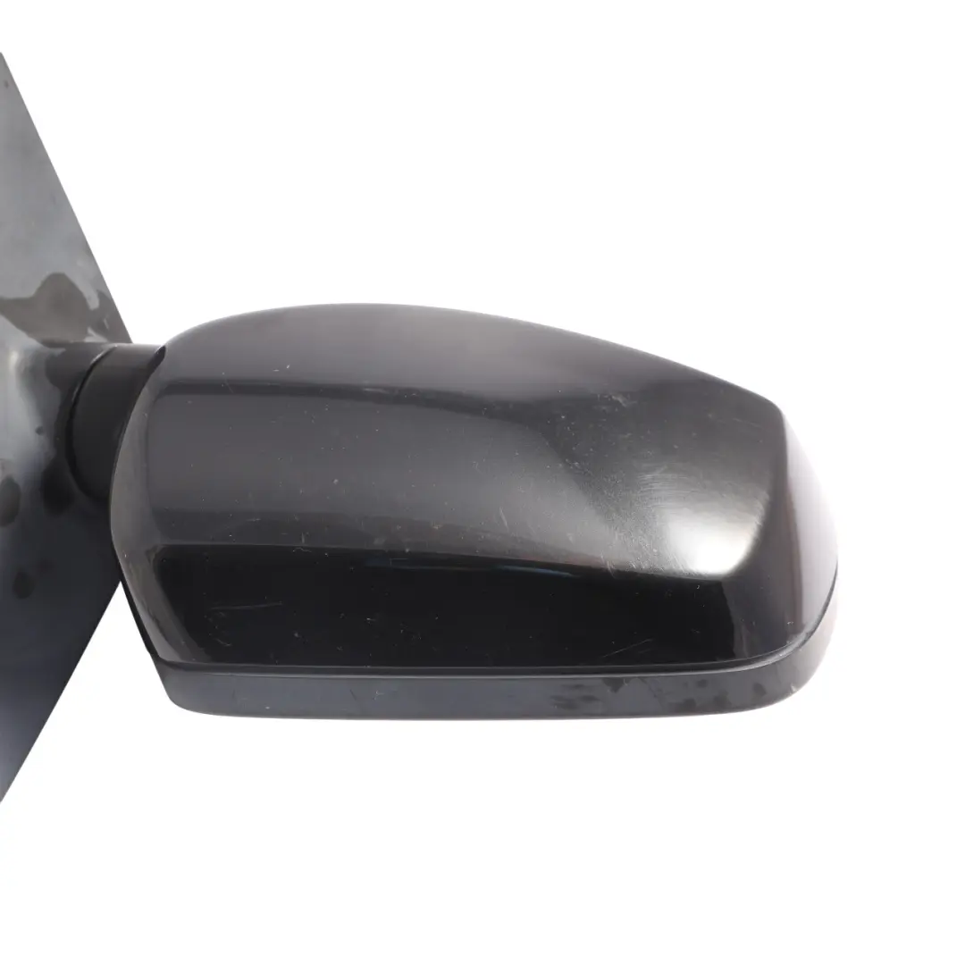 BMW E60 E61 LCI Wing Mirror Door Right O/S Outside Black Sapphire 475 - SKU RHD-7189574-BS - Part number 7189574