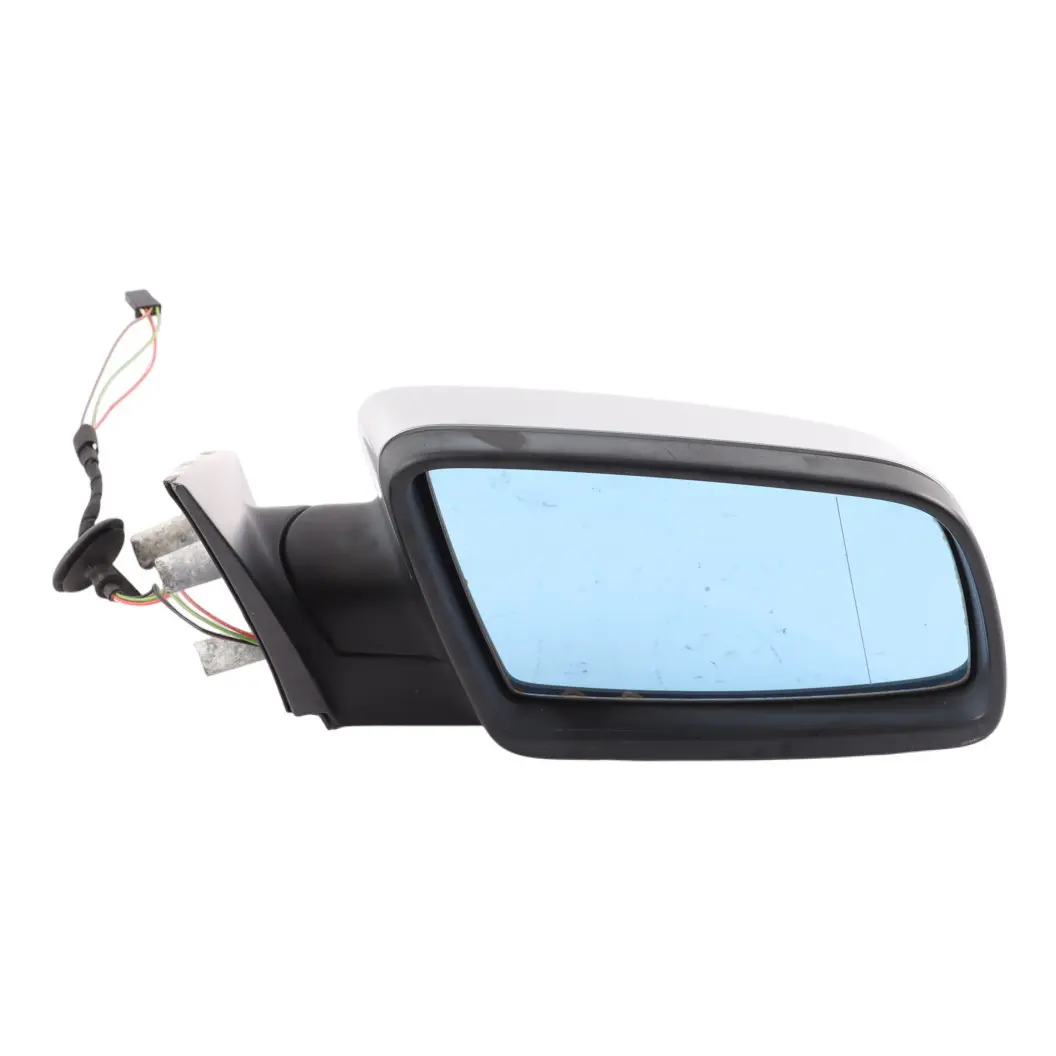 BMW E60 E61 LCI Wing Mirror Door Right O/S Outside Titansilber Titan Silver 354