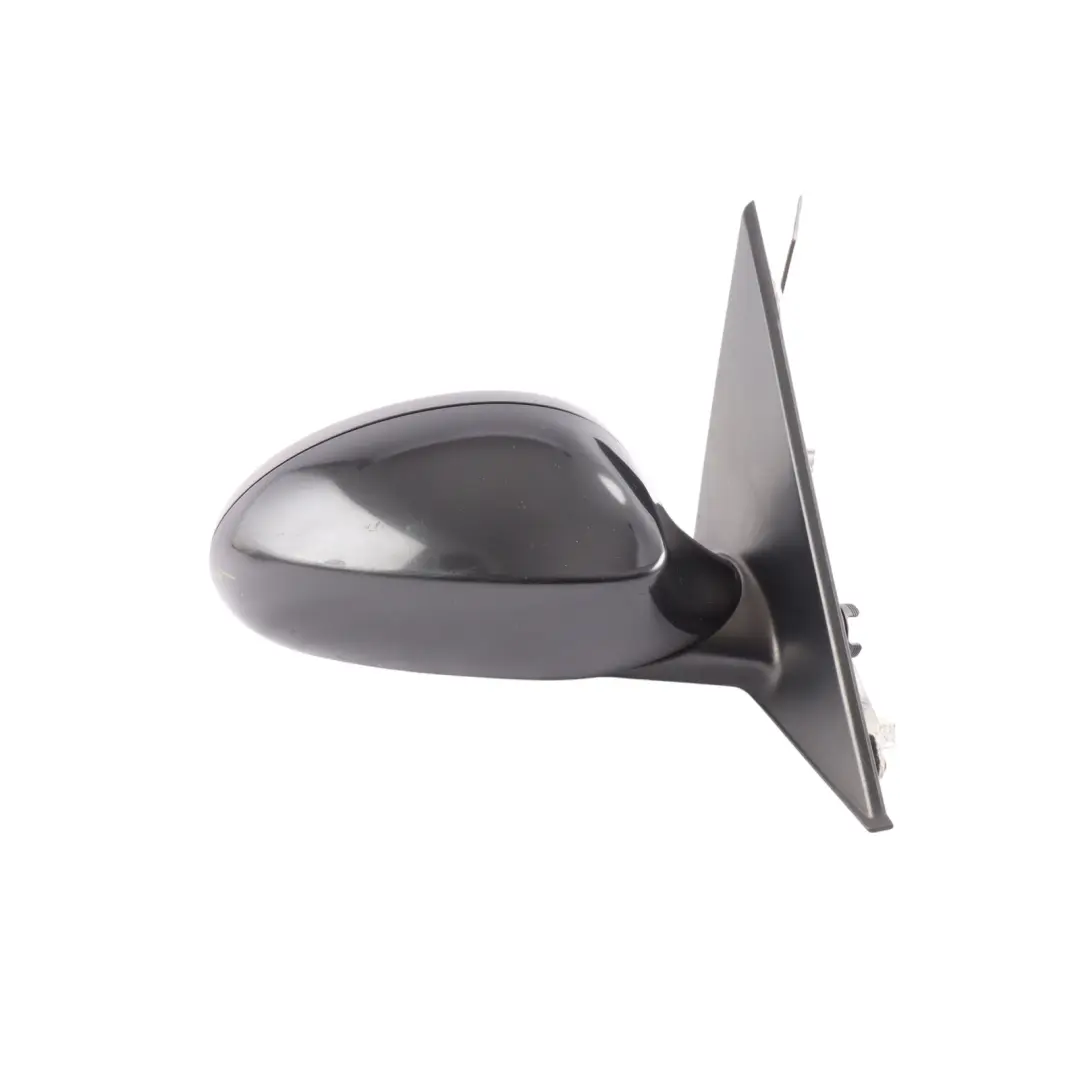 BMW 1 Series E87 Heated Right Side Wing Mirror O/S Black Sapphire Metallic 475 - SKU RHD-7189852-BS - Part number 7189852