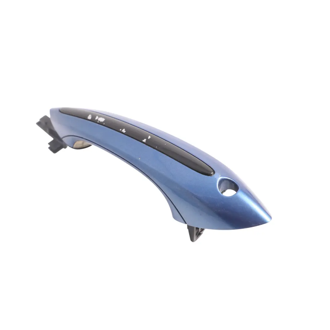 Outside Door Handle Front Right O/S Monte Carlo Blue - B05 to BMW F10 F11 with Part number 7231928 BMW F10 F11 Outside Door Handle Front Right O/S Monte Carlo Blue - B05 - SKU RHD-7231928-MCB - Part number 7231928