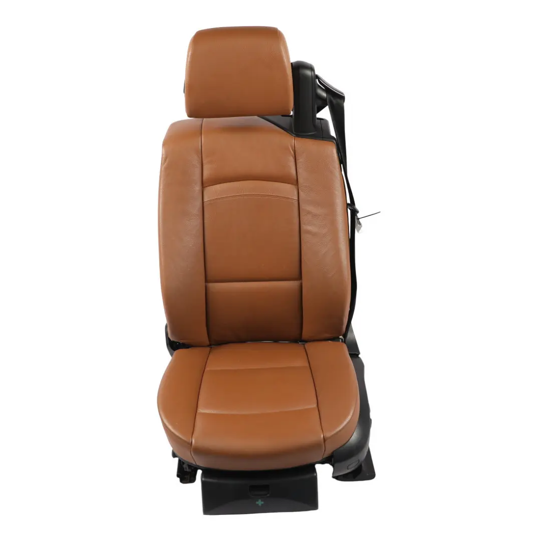 BMW E93 Front Seat Heated Electric Leather Settel Brown Left N/S - SKU RHD-7253765-1 - Part number 7253765