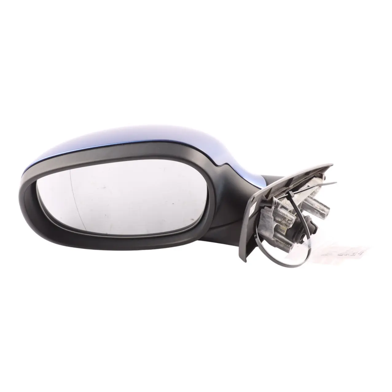 BMW E90 E91 LCI Heated Left Wing Mirror N/S Montegoblau Blue A51