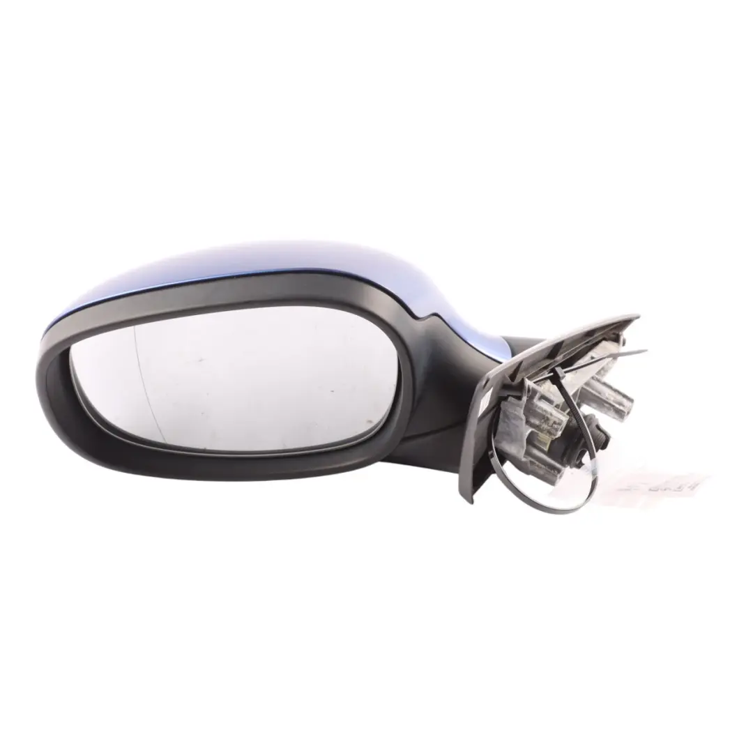 Heated Left Wing Mirror N/S Montegoblau Blue A51 to BMW E90 E91 LCI with Part number 7268263 BMW E90 E91 LCI Heated Left Wing Mirror N/S Montegoblau Blue A51 - SKU rhd-7268263-MTB2 - Part number 7268263