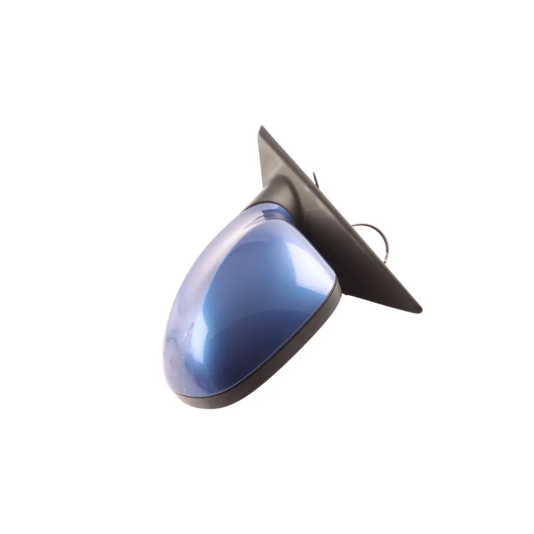 BMW E90 E91 LCI Heated Left Wing Mirror N/S Montegoblau Blue A51 - SKU rhd-7268263-MTB2 - Part number 7268263