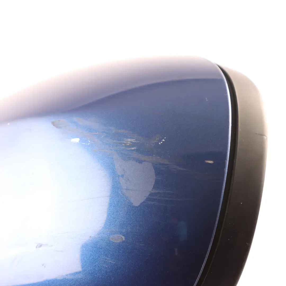 BMW E90 E91 LCI Heated Left Wing Mirror N/S Montegoblau Blue A51 - SKU rhd-7268263-MTB2 - Part number 7268263