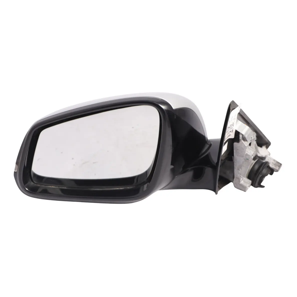 BMW F30 F31 High Gloss Heated Wing Mirror Left N/S Glacier Silber Metallic-A83