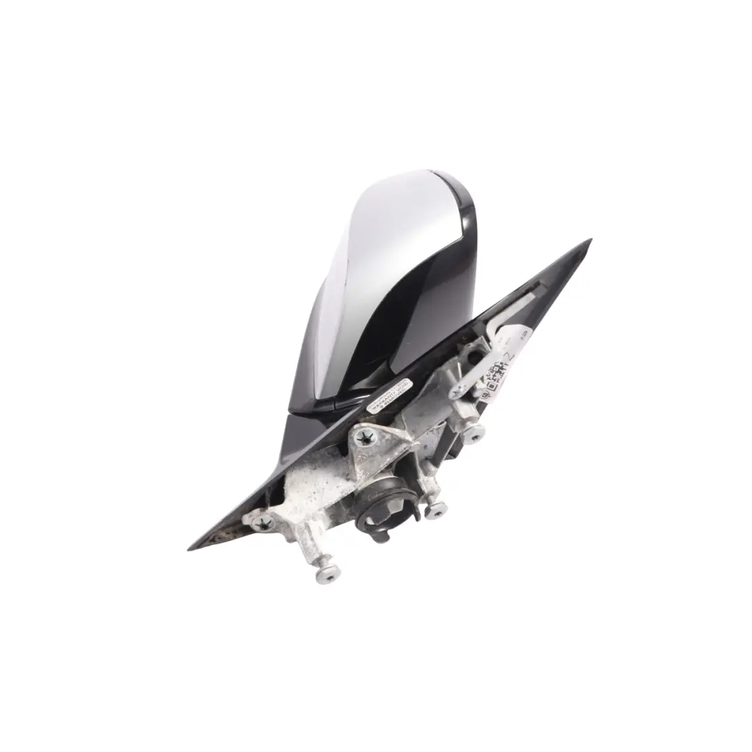 BMW F30 F31 High Gloss Heated Right Wing Mirror O/S Glacier Silber Metallic-A83 - SKU RHD-7345660-GSB - Part number 7345660