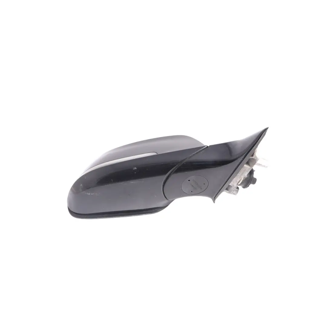 BMW F30 F31 Wing Mirror Shadow Line Heated Auto Dip Right O/S Black Sapphire 475 - SKU RHD-7345680-BS - Part number 7345680