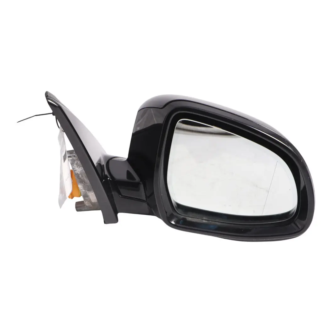 BMW X6 F16 Door Wing Mirror Glass Heated Outside Right O/S Black Sapphire - 475 - SKU RHD-7416116-BS - Part number 7416116