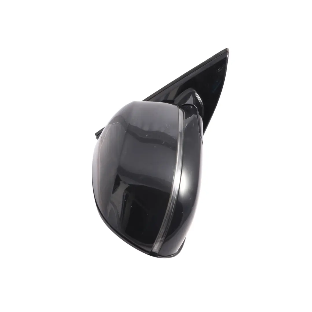 BMW X6 F16 Door Wing Mirror Glass Heated Outside Right O/S Black Sapphire - 475 - SKU RHD-7416116-BS - Part number 7416116