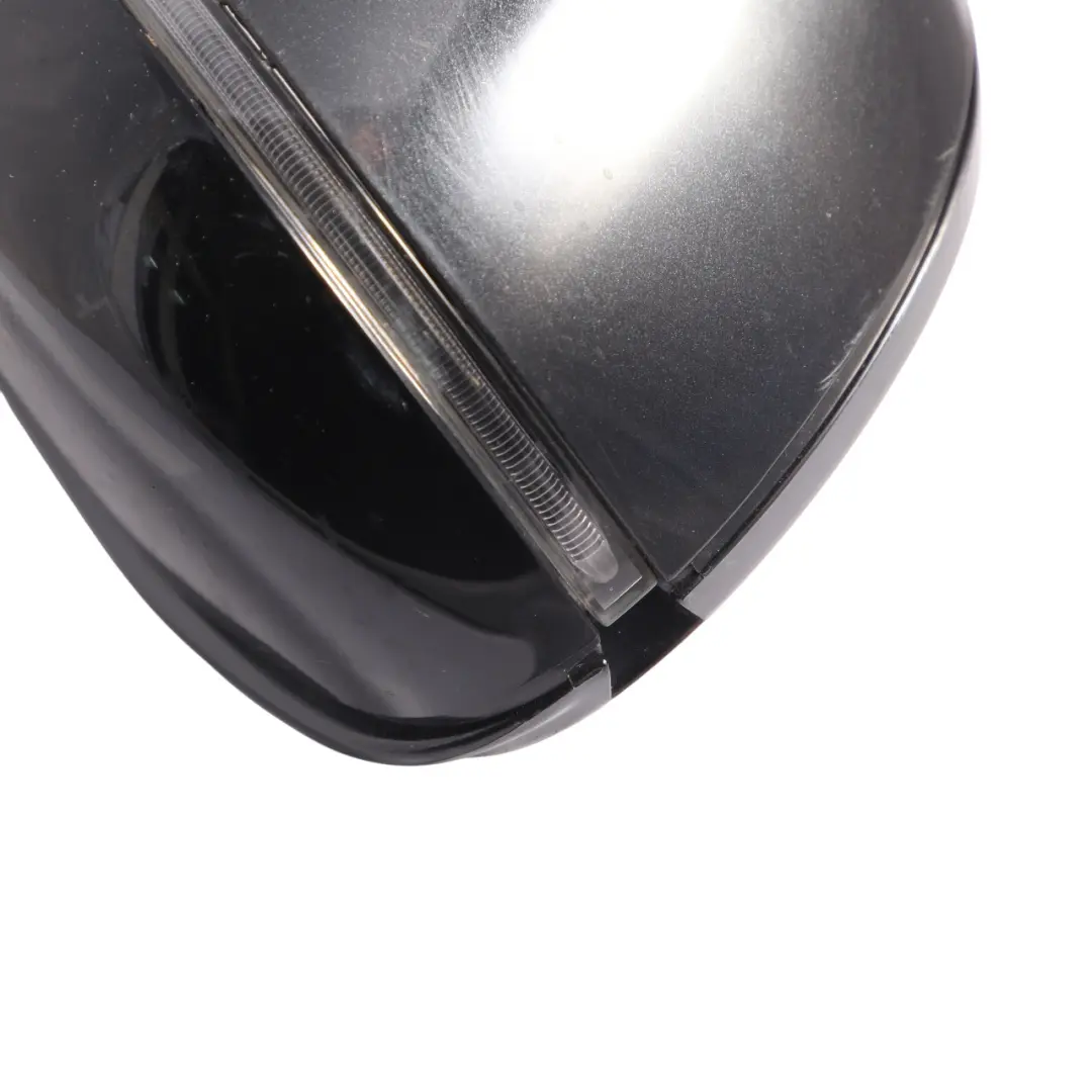 BMW X6 F16 Door Wing Mirror Glass Heated Outside Left N/S Black Sapphire - 475 - SKU RHD-7477903-BS - Part number 7477903
