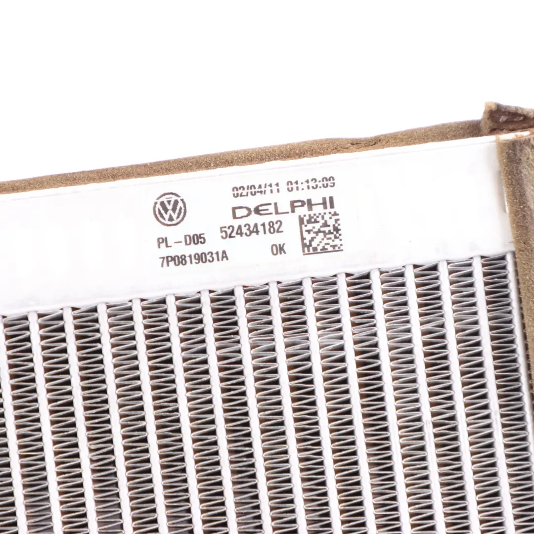 7P Heat Exchanger Heater Matrix Unit to VW Volkswagen Touareg with Part number 7P0819031A VW Volkswagen Touareg 7P Heat Exchanger Heater Matrix Unit - SKU RHD-7P0819031A - Part number 7P0819031A