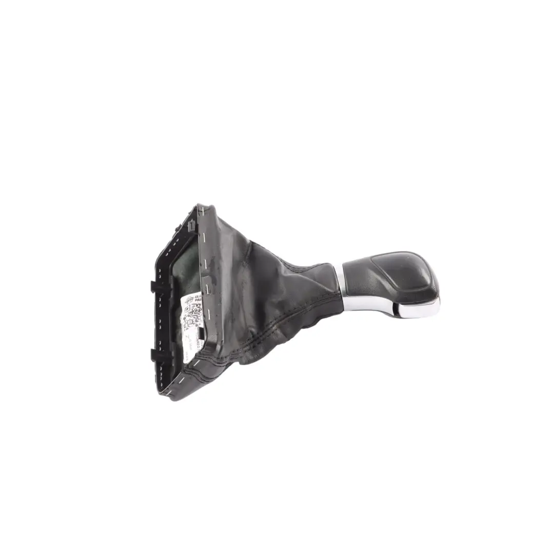 VW Volkswagen Touareg 7P Black Leather Selector Lever Gear Stick Knob - SKU RHD-7P2713203A - Part number 7P2713203A