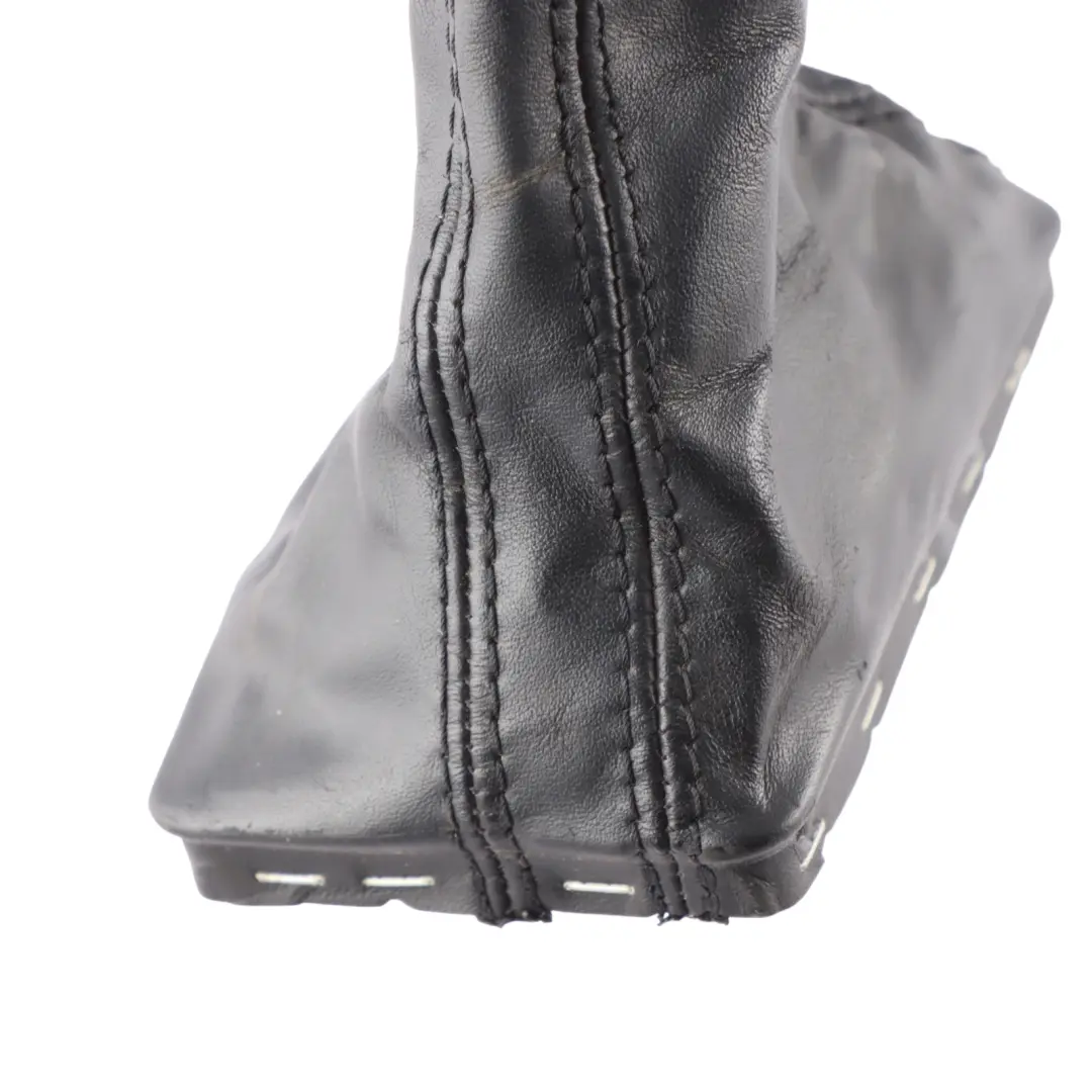 VW Volkswagen Touareg 7P Black Leather Selector Lever Gear Stick Knob - SKU RHD-7P2713203A - Part number 7P2713203A